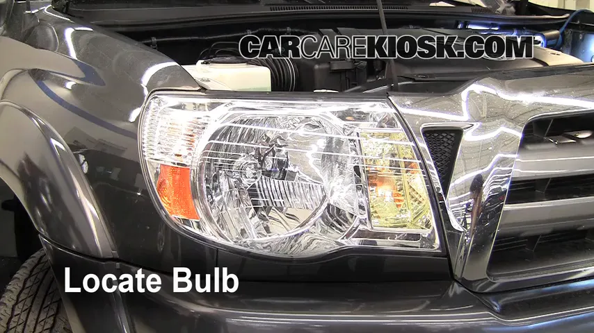 2009 Toyota Tacoma Pre Runner 4.0L V6 Crew Cab Pickup (4 Door) Lights Highbeam (replace bulb)